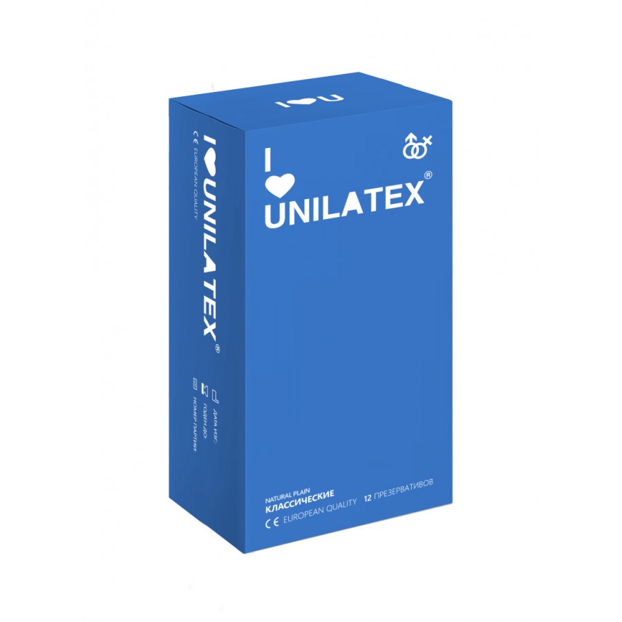 ПРЕЗЕРВАТИВЫ UNILATEX NATURAL PLAIN классические 15 штук