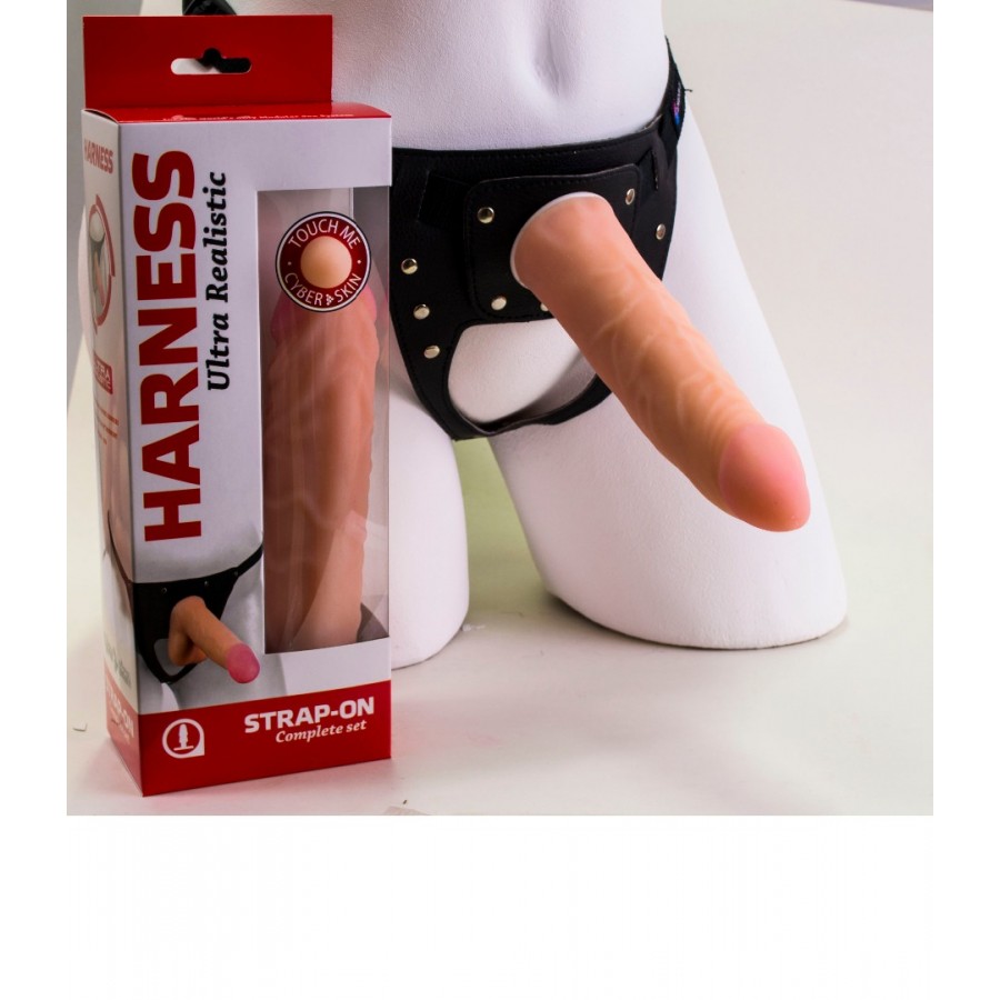 Страпон на трусиках HARNESS 17,5 х 3,5 см 732203