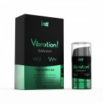 Интимный гель для клитора с эффектом вибрации INTT VIBRATION Ganjah 15 мл