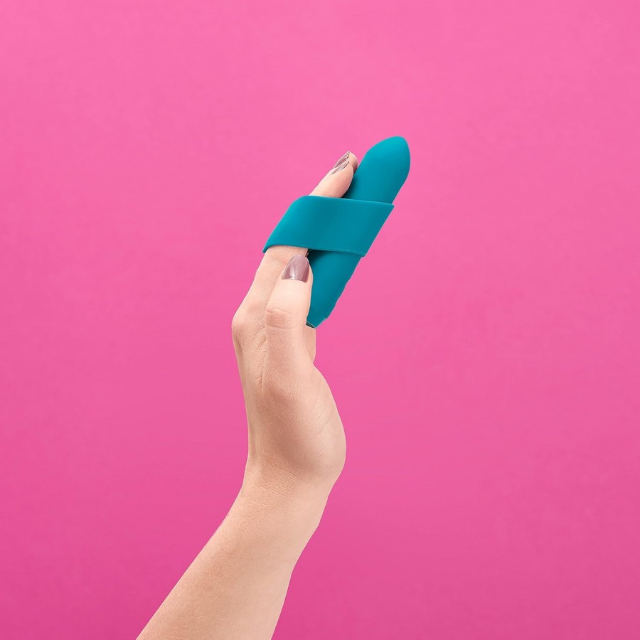  Вибропуля с насадкой для пальца Je Joue Classic Bullet Vibrator Teal