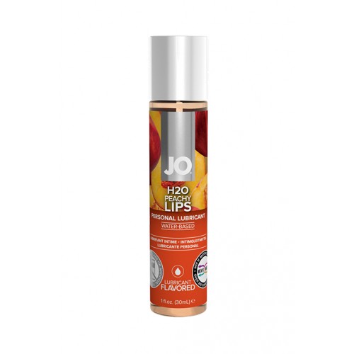 Вкусовой лубрикант Сочный персик JO Flavored Peachy Lips 30 мл.