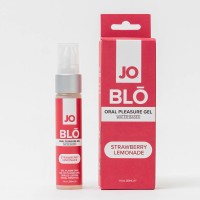 Вкусный гель для минета и глубокой глотки JO BLO Клубничный лимонад, 30 мл