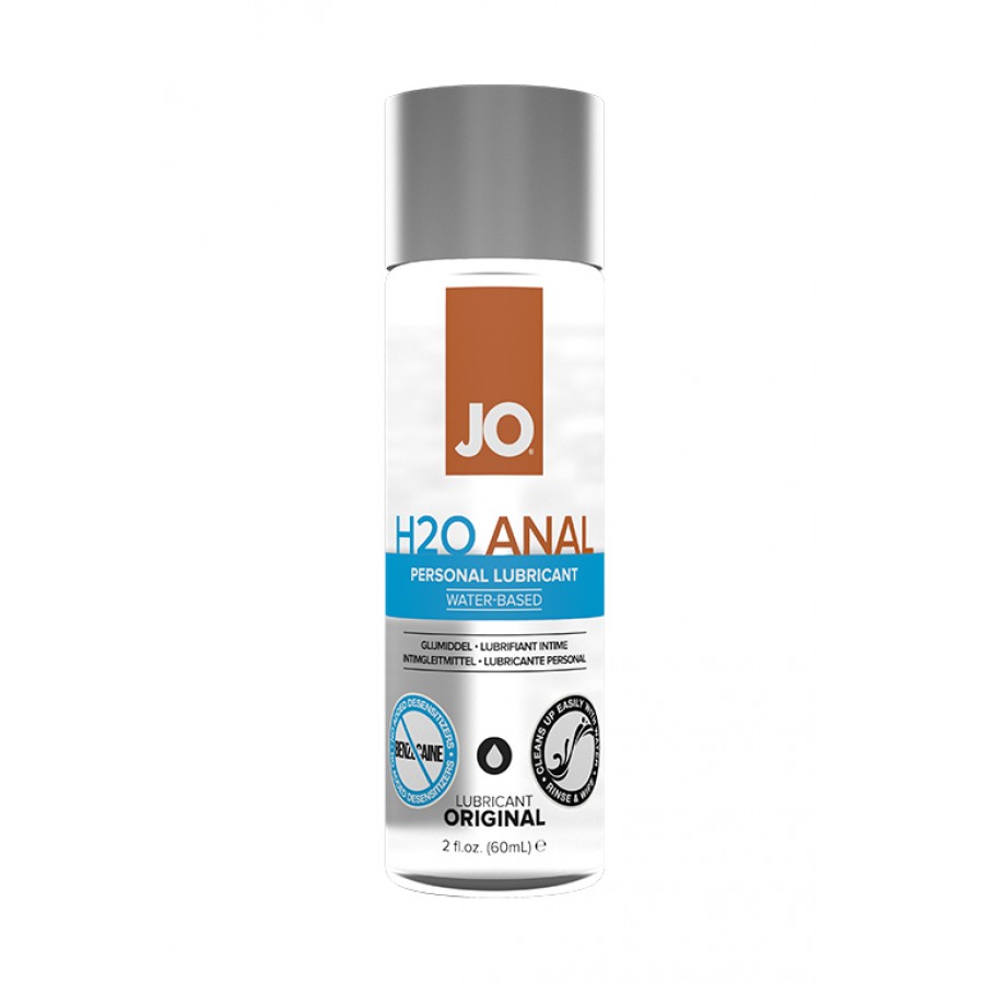 Анальный лубрикант на водной основе JO Anal H2O 2 oz - 60 мл.