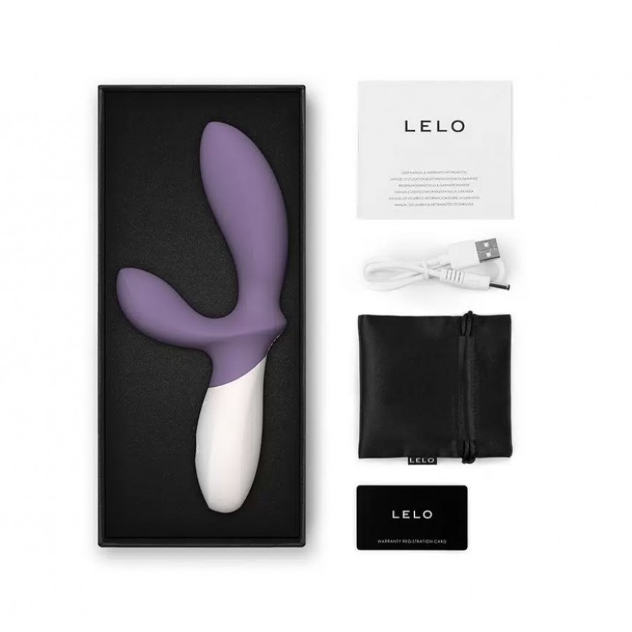 Люксовый массажер простаты Lelo Loki Wave 2 Violet Dusk