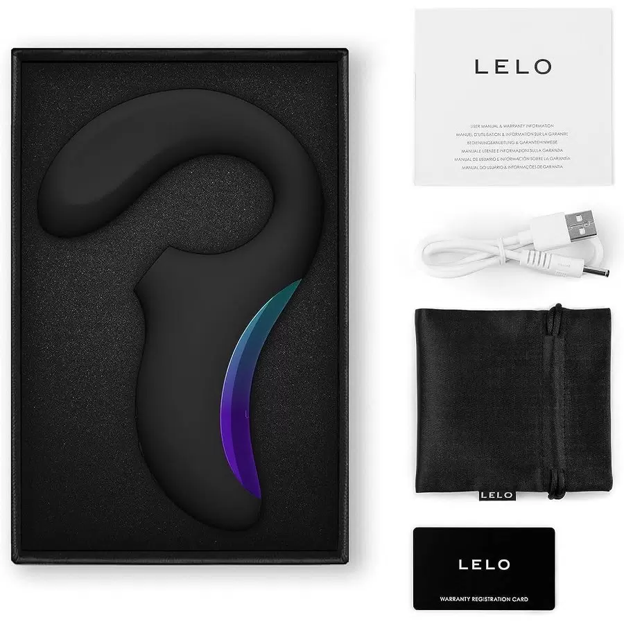 Инновационный ультразвуковой вибратор с имитацией фингеринга LELO Enigma Wave Black