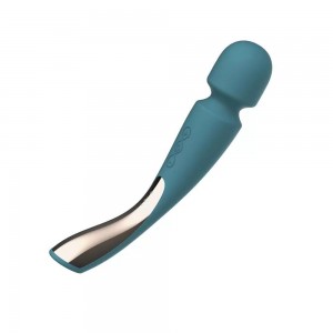 Люксовый ультра-мощный ванд-массажер LELO Smart Wand 2 Medium Ocean Blue