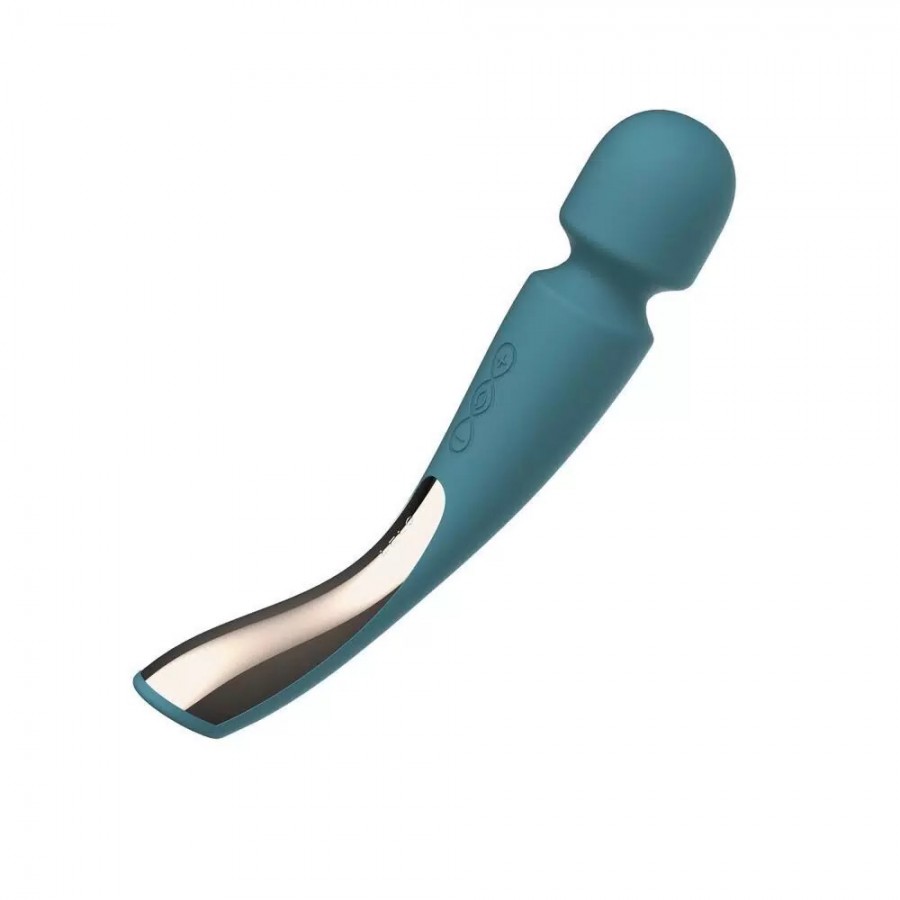 Люксовый ультра-мощный ванд-массажер LELO Smart Wand 2 Medium Ocean Blue
