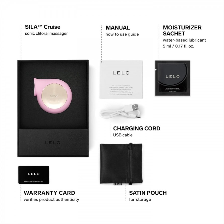 Инновационный звуковой стимулятор для клитора LELO Sila Cruise