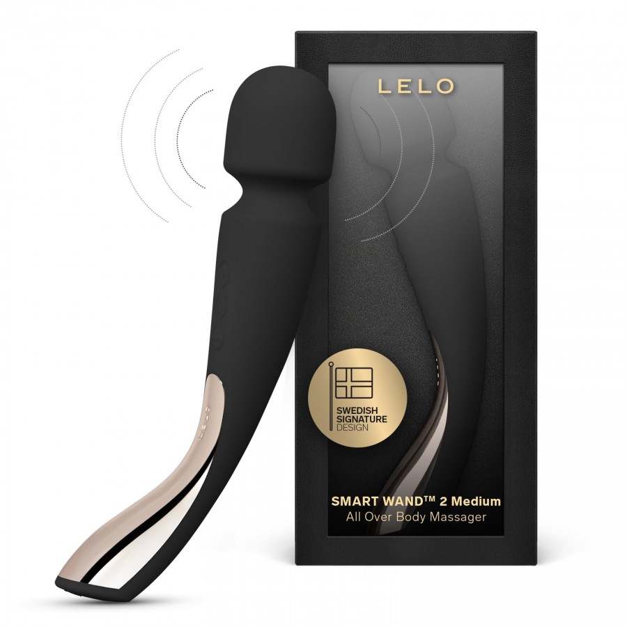 Люксовый ультра-мощный ванд-массажер LELO Smart Wand 2 Large Black