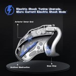 Мужской пояс верности с электростимуляцией, уретральным стимулятором и ДУ Lockink Sevanda