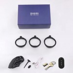 Мужской пояс верности с электростимуляцией, уретральным стимулятором и ДУ Lockink Sevanda