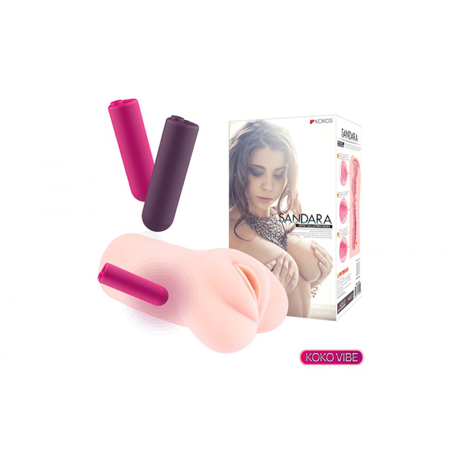Вагина с вибрацией KOKOS SANDARA Auto 20 см