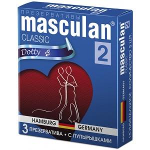 Презервативы Masculan Dotty 3 шт.