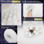 Мастурбатор с фрикциями, всасыванием, нагревом и приложением BeYourLover MOMONII Skull Men