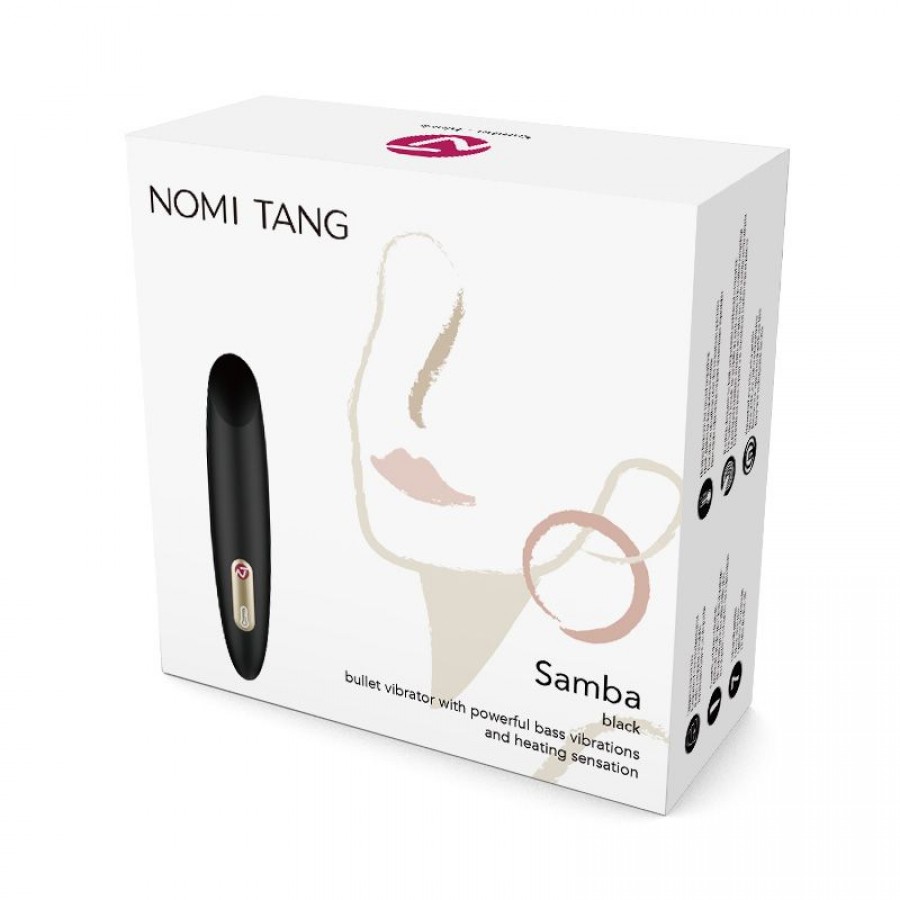 Мощная вибропуля с нагревом Nomi Tang Samba