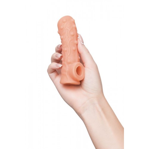 Насадка для пениса с открытой головкой KOKOS Nude Sleeve №2 12 см NS.002-M