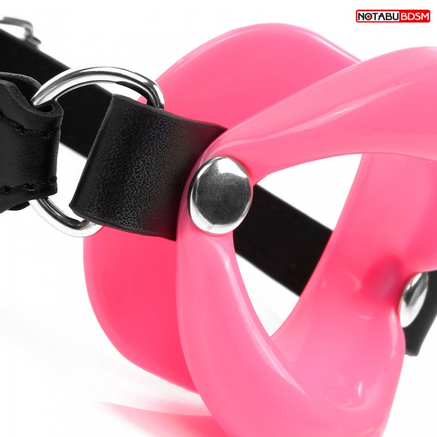 Кляп с губками розовый Notabu NTB-80543