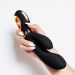 Вибратор-кролик с сенсорным управлением Nomi Tang Wild Rabbit 2 Black