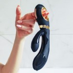 Вибратор-кролик с сенсорным управлением Nomi Tang Wild Rabbit 2 Black