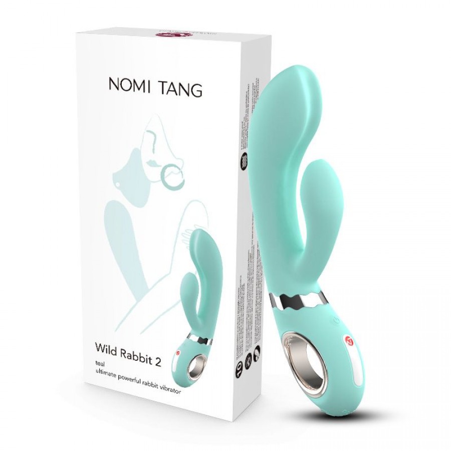 Вибратор-кролик с сенсорным управлением Nomi Tang Wild Rabbit 2 Mint