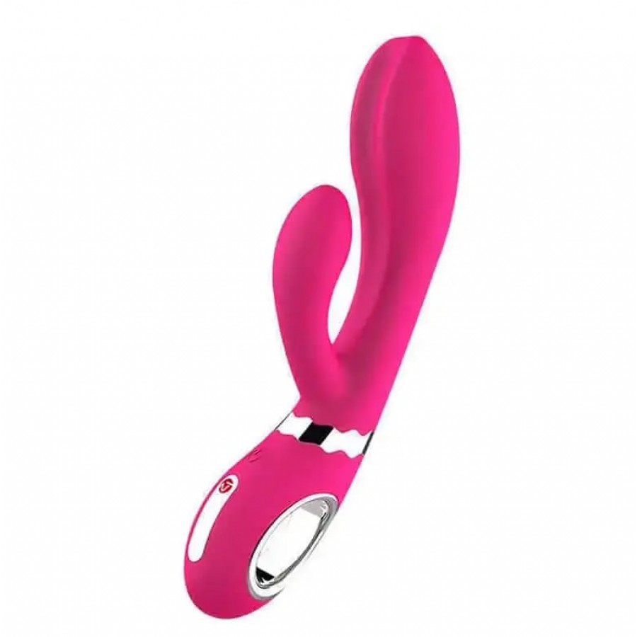Вибратор-кролик с сенсорным управлением Nomi Tang Wild Rabbit 2 Pink