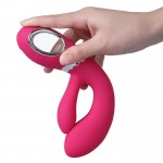 Вибратор-кролик с сенсорным управлением Nomi Tang Wild Rabbit 2 Pink