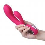Вибратор-кролик с сенсорным управлением Nomi Tang Wild Rabbit 2 Pink