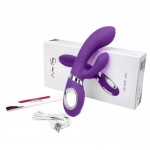 Вибратор-кролик с сенсорным управлением Nomi Tang Wild Rabbit 2 Violet