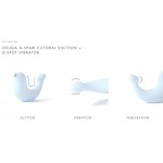 Двухсторонний вакуумно-волновой стимулятор с вибрацией Osuga G-Spa Yellow