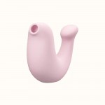 Двухсторонний вакуумно-волновой стимулятор с вибрацией Osuga G-Spa Pink