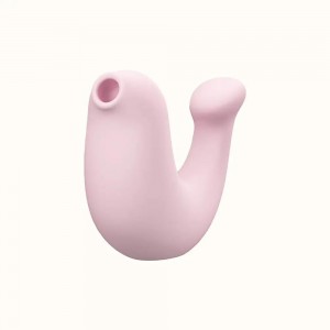 Двухсторонний вакуумно-волновой стимулятор с вибрацией Osuga G-Spa Pink