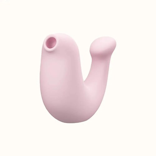 Двухсторонний вакуумно-волновой стимулятор с вибрацией Osuga G-Spa Pink