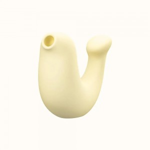 Двухсторонний вакуумно-волновой стимулятор с вибрацией Osuga G-Spa Yellow