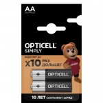 Батарейки Opticell LR-06 AA 2 штуки