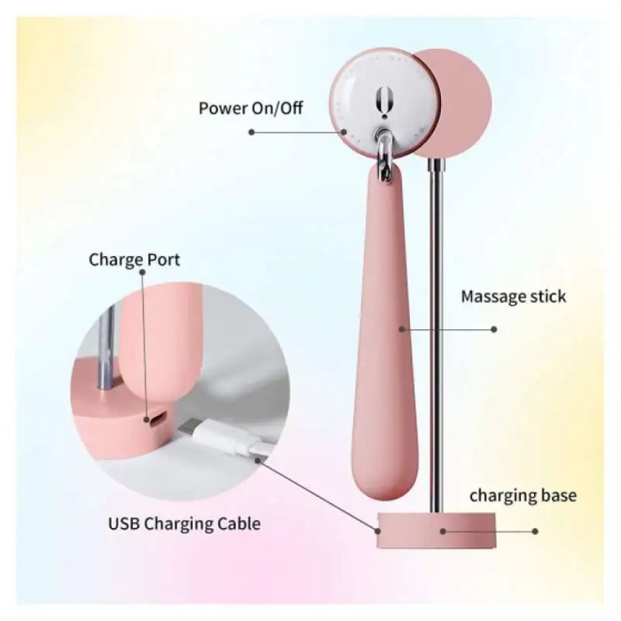 Дизайнерский универсальный вибратор Osuga Moonflow Pink