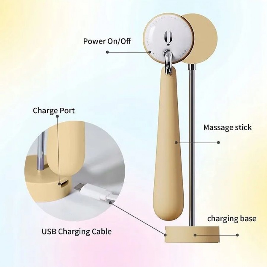 Дизайнерский универсальный вибратор Osuga Moonflow Yellow