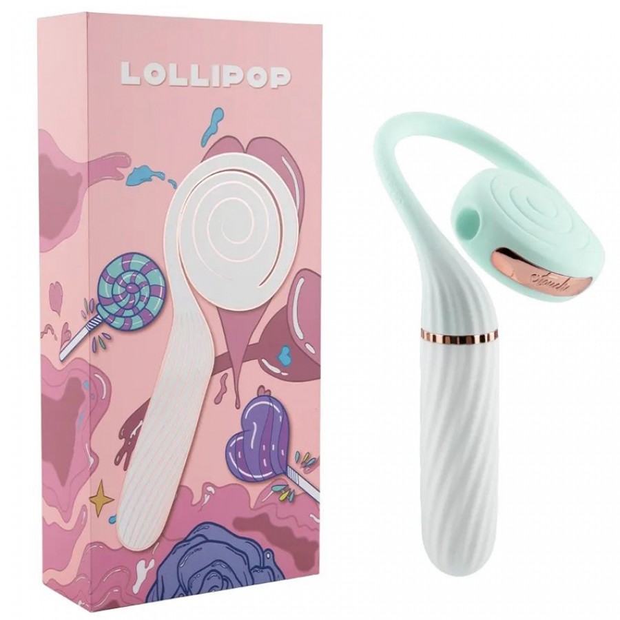 Двухсторонний вакуумный стимулятор с пульсацией Otouch LOLLIPOP