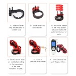 Мужской пояс верности с электростимуляцией и пультом Player