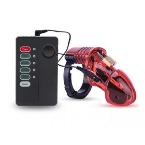 Мужской пояс верности с электростимуляцией и пультом Player