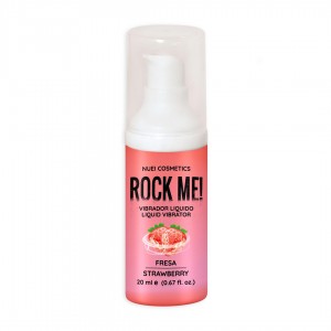 Жидкий вибратор Nuei ROCK ME! клубника, 20 мл