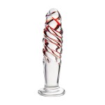 Стеклянная анальная пробка Sexus Glass 15,5 х 3,5 см 912199 Стеклянная анальная пробка Sexus Glass 15,5 х 3,5 см 912199