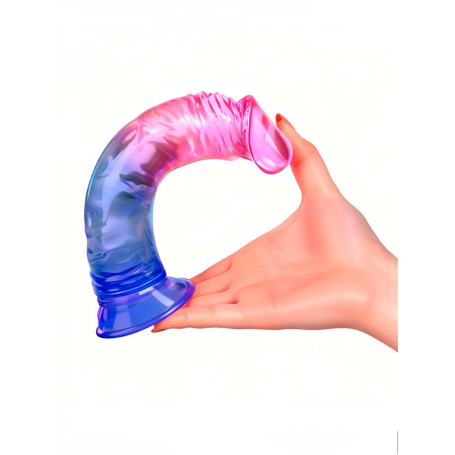 Прозрачный фаллоимитатор Erowoman 185 х 45 мм LET-14016