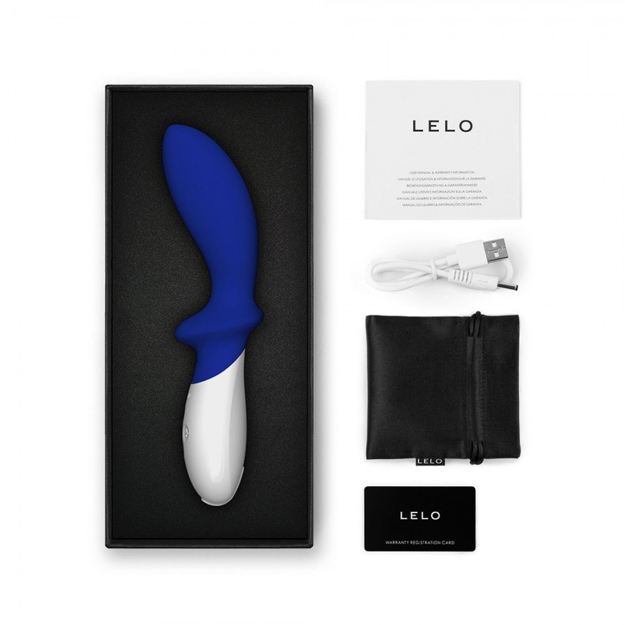 Люксовый массажер простаты LELO Loki Federal Blue