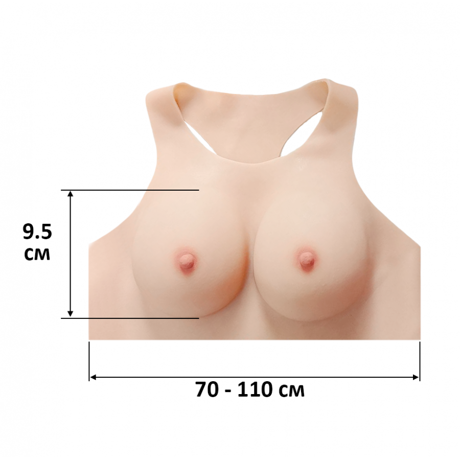 Накладная грудь (парапротез молочной железы) 3 размер