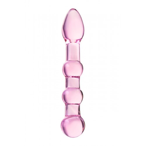 Двусторонний стеклянный фаллоимитатор Sexus Glass 18 х 3,5 см 912129