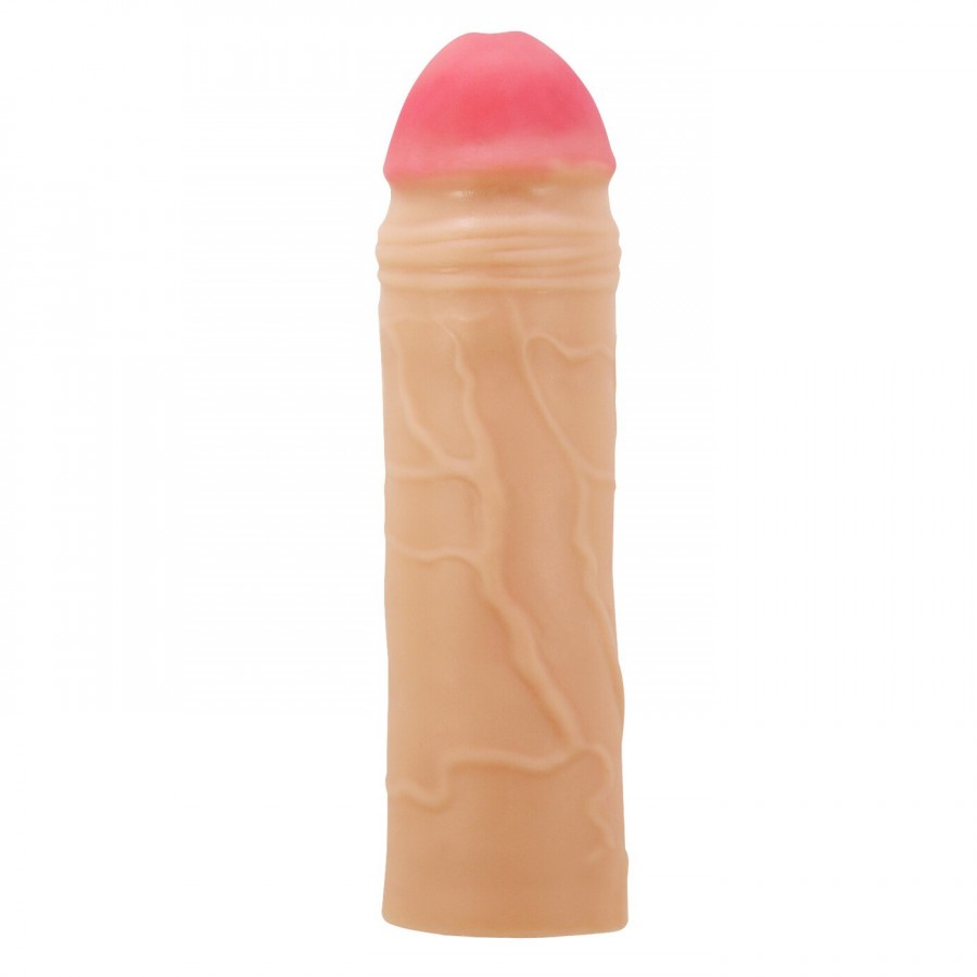 Увеличивающая насадка на пенис Pretty Love Chane 18 х 3,9 см (+5 см)