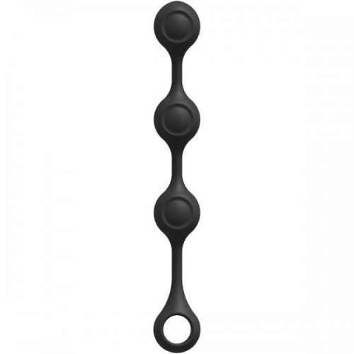 Утяжеленные анальные шарики Anal Essentials Weighted Silicone Anal Balls 35 х 4,4 см