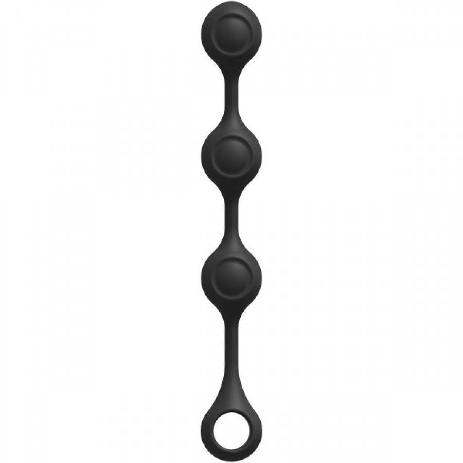 Утяжеленные анальные шарики Anal Essentials Weighted Silicone Anal Balls 35 х 4,4 см