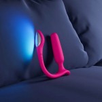 Анальный вибратор со стимуляцией клитора и приложением Lovense Lush Anal