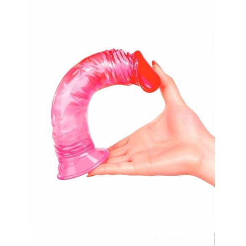 Прозрачный фаллоимитатор Erowoman 185 х 4,5 мм LET-14018